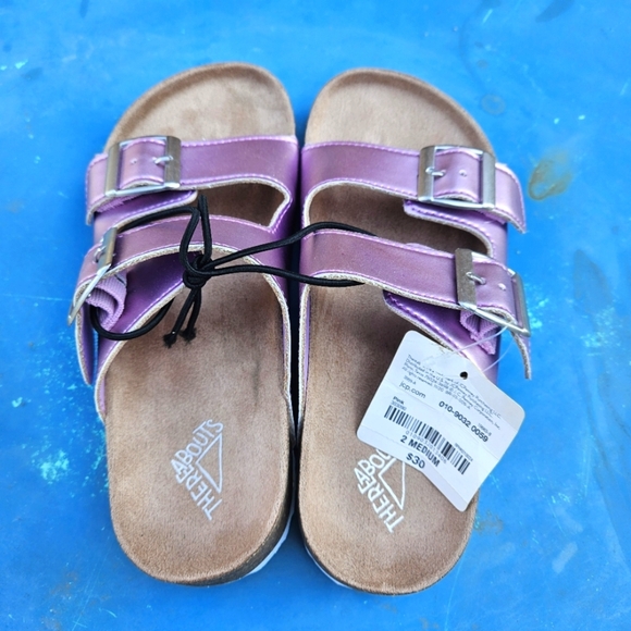 ThereAbouts Sandals Girls Size 2M - Picture 12 of 14